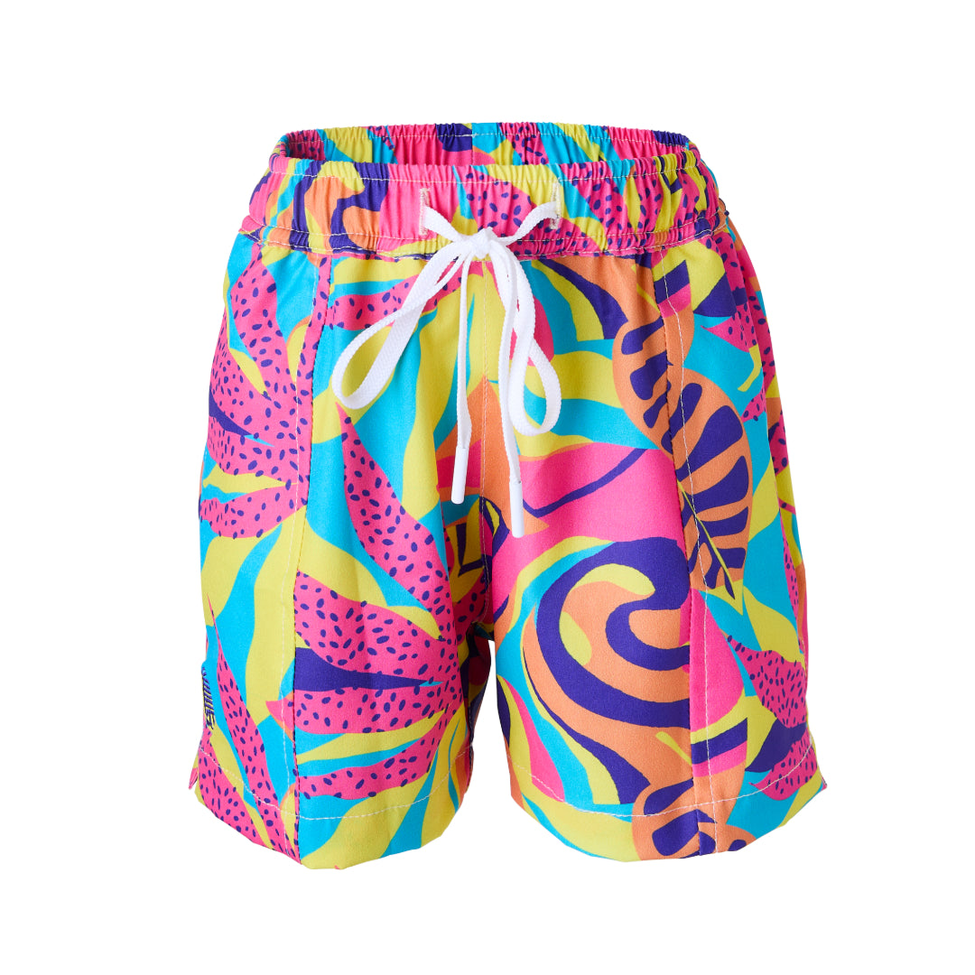 Boys Swim Shorts - Luminous Leaves - Spencer