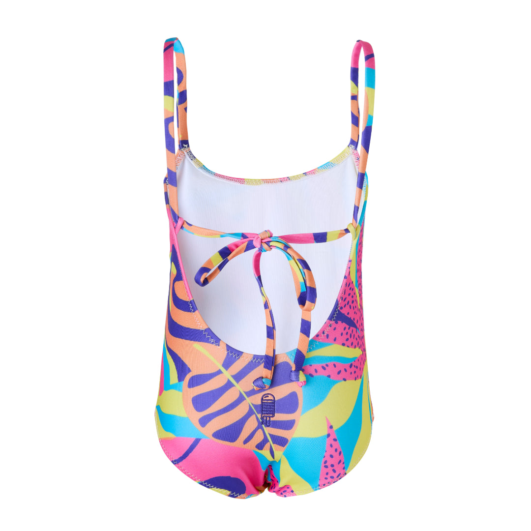 Girls Swimsuit - Luminous Leaves - Jessica